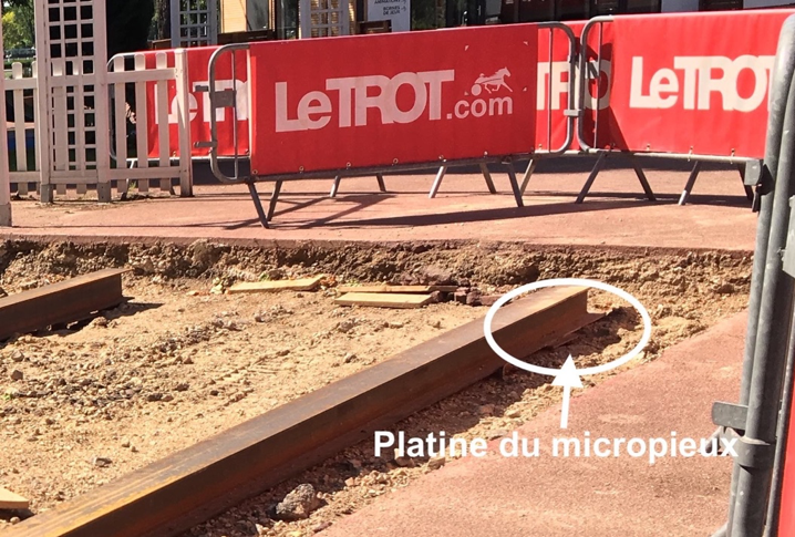 fondations de batiment renouvelable sur micro pieux réversibles